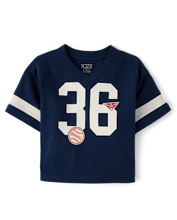Baby And Toddler Boys Embroidered Varsity 3-Piece Outfit Set