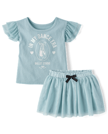 Toddler Girls Dance Era 2-Piece Outfit Set