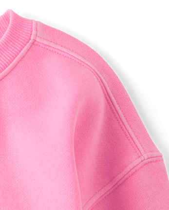 Toddler Girls Garment Dyed Premium Fleece 2-Piece Outfit Set