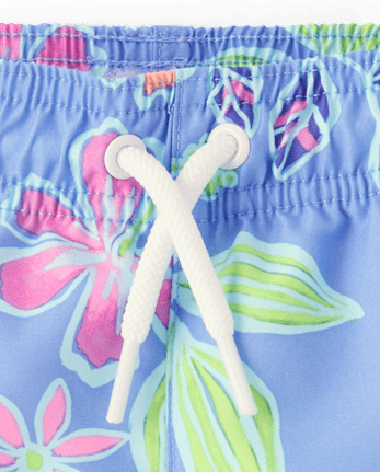 Baby And Toddler Boys Tropical Rashguard Swimsuit