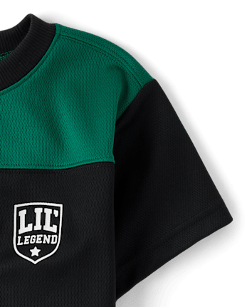 Baby And Toddler Boys Quick Dry Mesh 2-Piece Outfit Set