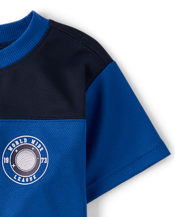 Baby And Toddler Boys Quick Dry Mesh 2-Piece Outfit Set