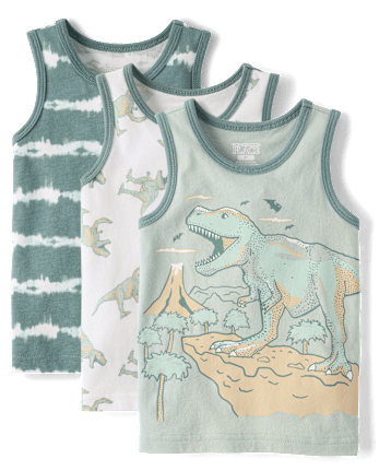 Baby And Toddler Boys Dino 6-Piece Outfit Set