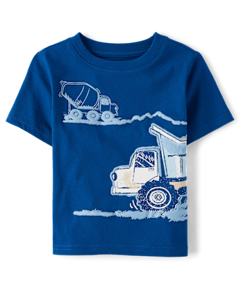 Baby And Toddler Boys Construction Vehicle 3-Piece Outfit Set