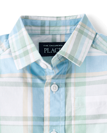 Baby And Toddler Boys Plaid 2-Piece Outfit Set