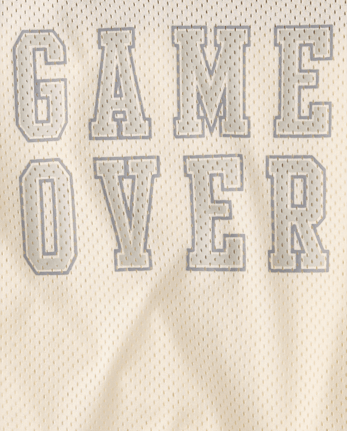 Kids Quick Dry Side Stripe Mesh 2-Piece Outfit Set