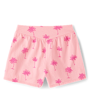 Baby And Toddler Girls Palm Tree 2-Piece Outfit Set