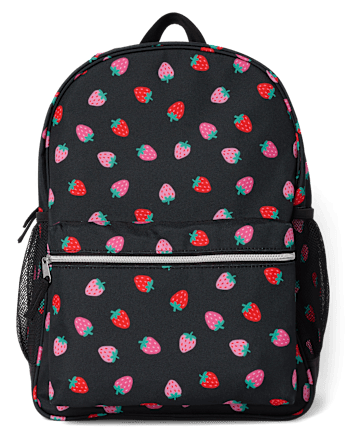 Girls Strawberry Backpack 2-Piece Set