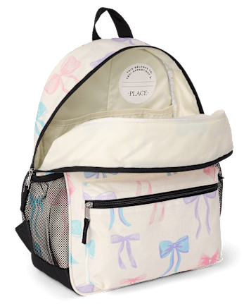 Girls Bow Backpack 2-Piece Set