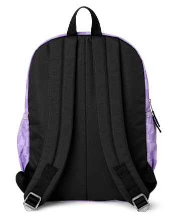Girls Friendship Bracelet Checkered Backpack 2-Piece Set