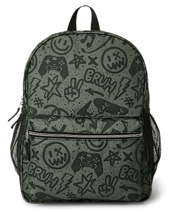 Boys Graffiti Backpack 2-Piece Set