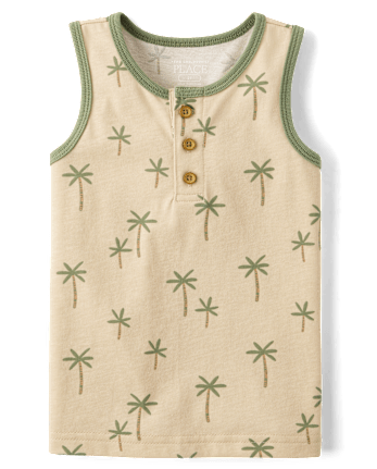 Baby And Toddler Boys Palm Tree 2-Piece Outfit Set