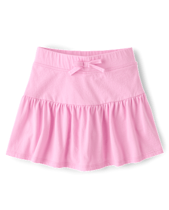 Girls Tiered Skort 4-Pack