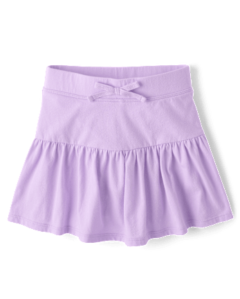 Girls Tiered Skort 4-Pack