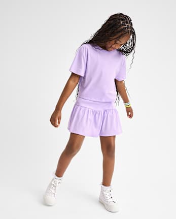 Girls Tiered Skort 4-Pack