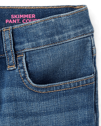 Girls Skimmer Jean Shorts 2-Pack