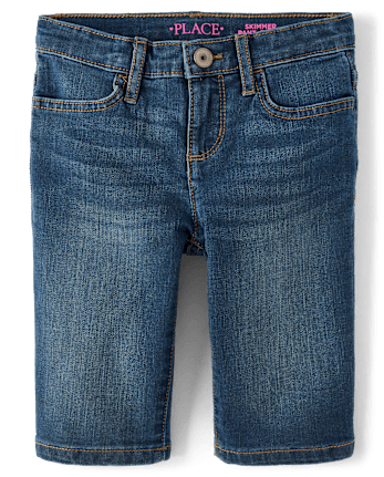 Girls Skimmer Jean Shorts 2-Pack
