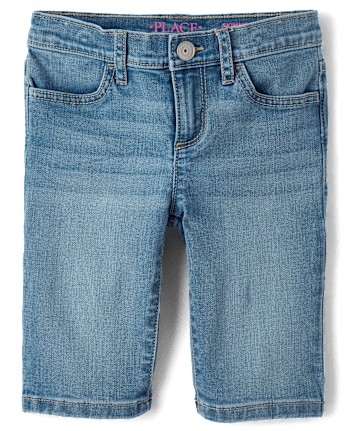 Girls Skimmer Jean Shorts 2-Pack