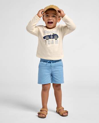 Baby And Toddler Boys Vehicle French Terry Active Shorts 3-Pack