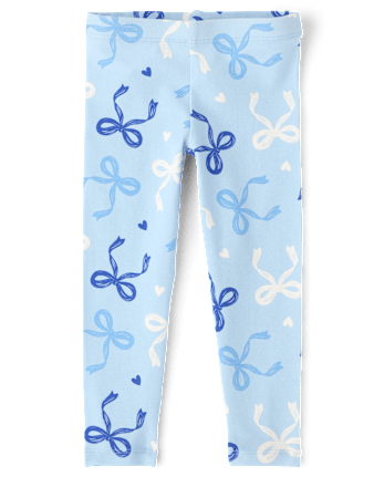 Toddler Girls Cat Bow 3-Piece Outfit Set - BLUE AIR