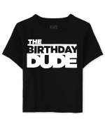 Boys Matching Family Short Sleeve 'Dad Of The Birthday Dude