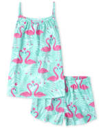 Flamingo pjs children's Clearance
