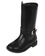 Toddler Girls Faux Leather Tall Riding Boots BLACK The Children s Place