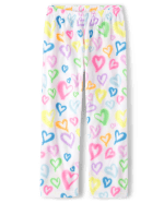 Girls Animal Print Fleece Pajama Pants