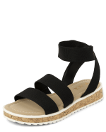 Girls Elastic Sandals | The Children's Place - TAN