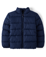 Boys Long Sleeve Puffer Jacket BLACK The Children s Place CA