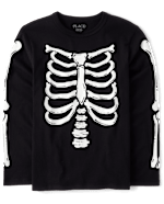 Body Bébé Manches Longues Squelette Phosphorescent - Taille 0-24 Mois - Coton Doux, Idéal Pour Halloween Ou Pyjama