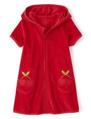 Cache-maillot brodé pour filles - Very Cherry