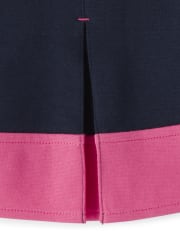 Girls Ponte Skort - Playful Poppies