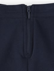 Girls Ponte Skort - Playful Poppies