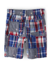 Boys Madras Shorts - Opening Day