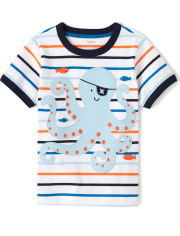 Boys Peek-A-Boo Octopus Top - Whale Hello There