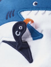 Camiseta de pesca para niños con tiburón - Ballena Hola