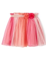 GYMBOREE FLOWER GARDEN LIGHT PINK TULLE TUTU SKIRT 3 6 2T 3T NWT
