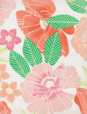 Girls Floral Rashguard Swimsuit - Fairy Blossom