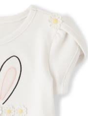 Top de conejito bordado para niñas - Spring Jubilee