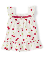 Top Niña Volantes - Very Cherry