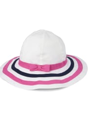 striped sun hat