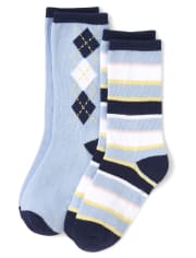 Calcetines Argyle Crew para niños - Spring Jubilee