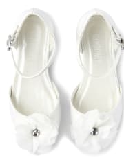 Girls Flower Low Heel Shoes - Spring Jubilee