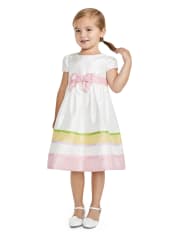 Girls Ribbon Dress - Spring Jubilee