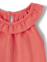 Girls Embroidered Peplum Top - Fairy Blossom
