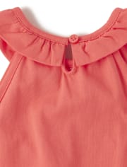 Girls Embroidered Peplum Top - Fairy Blossom