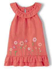 Girls Embroidered Peplum Top - Fairy Blossom