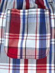 Shorts de cuadros para niños - Día de apertura