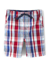 Shorts de cuadros para niños - Día de apertura